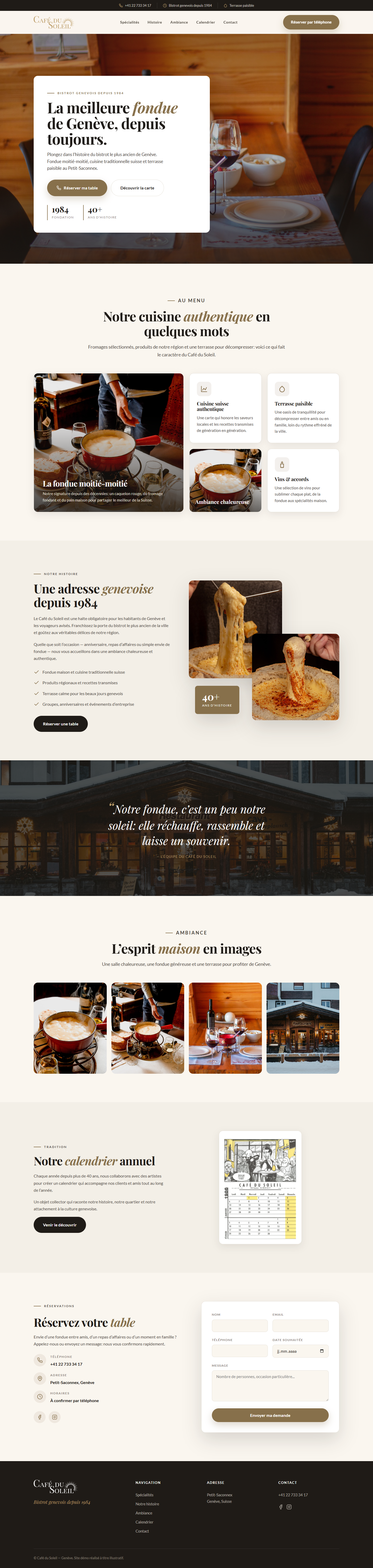 Site Café du Soleil