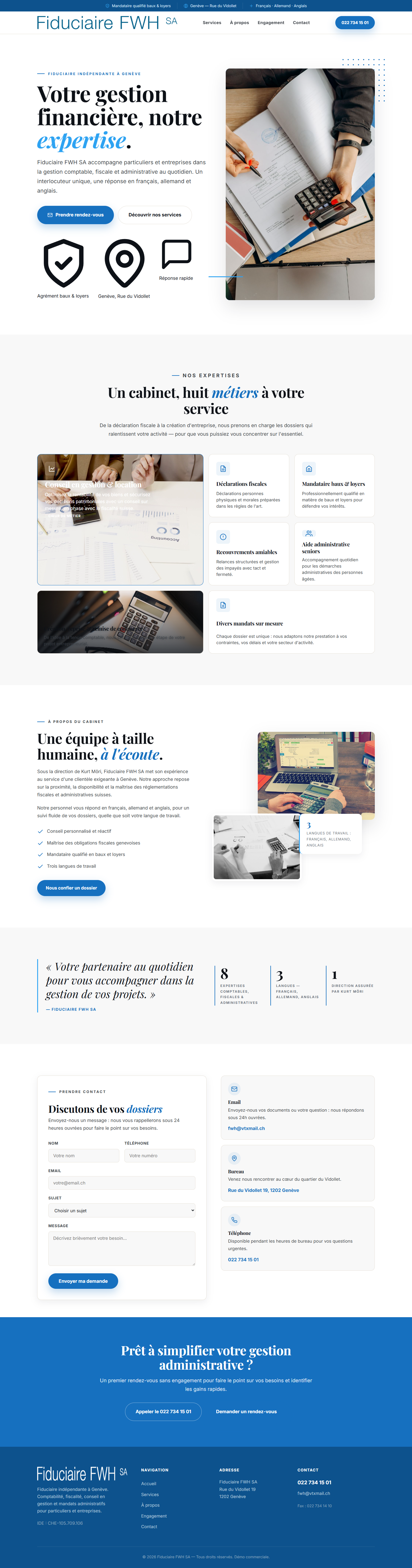 Site Fiduciaire FWH